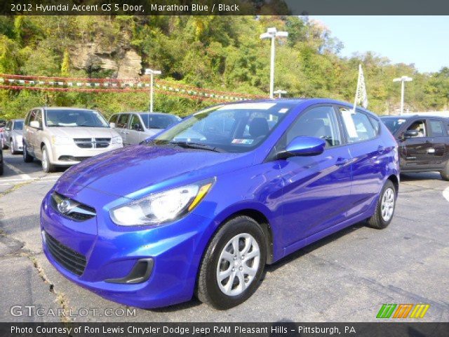 2012 Hyundai Accent GS 5 Door in Marathon Blue