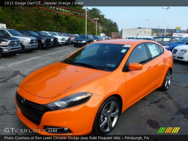 2013 Dodge Dart GT in Header Orange