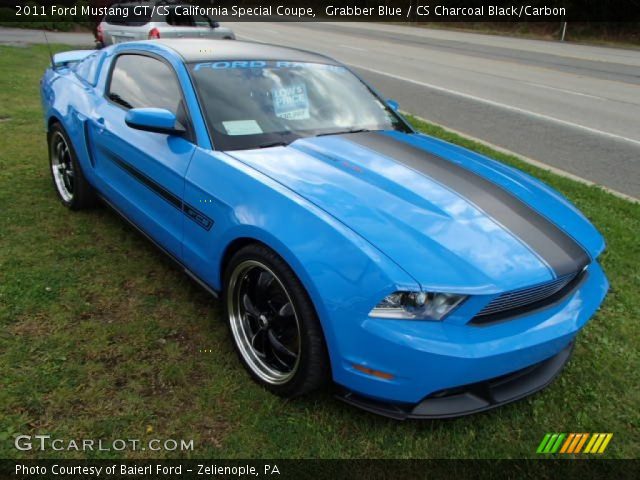 2011 Ford Mustang GT/CS California Special Coupe in Grabber Blue