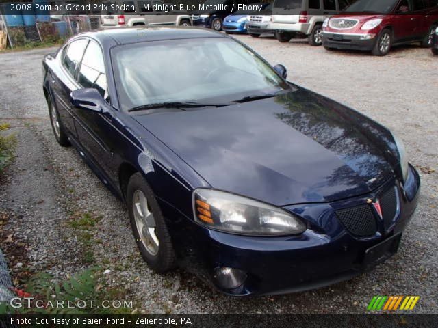 2008 Pontiac Grand Prix Sedan in Midnight Blue Metallic