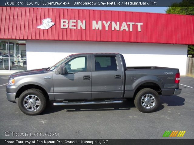 2008 Ford F150 XLT SuperCrew 4x4 in Dark Shadow Grey Metallic