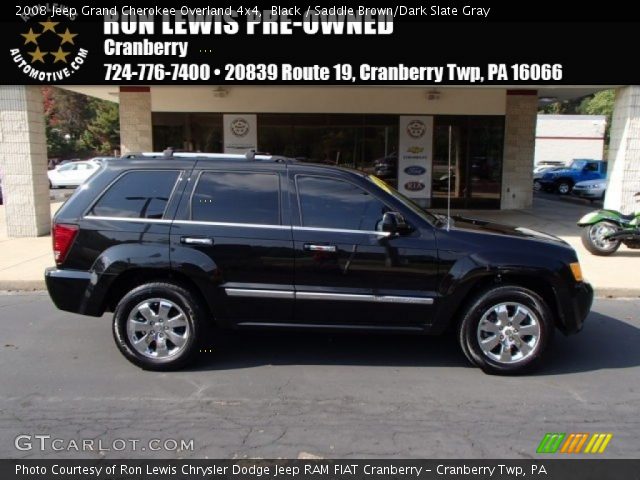 2008 Jeep Grand Cherokee Overland 4x4 in Black