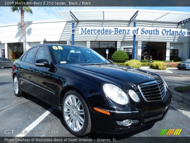 2008 Mercedes-Benz E 350 Sedan in Black