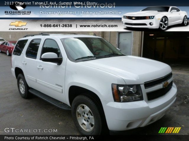 2013 Chevrolet Tahoe LT 4x4 in Summit White