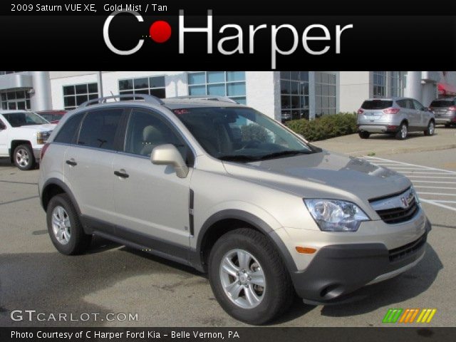 2009 Saturn VUE XE in Gold Mist