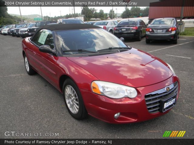 2004 Chrysler Sebring LXi Convertible in Inferno Red Pearl