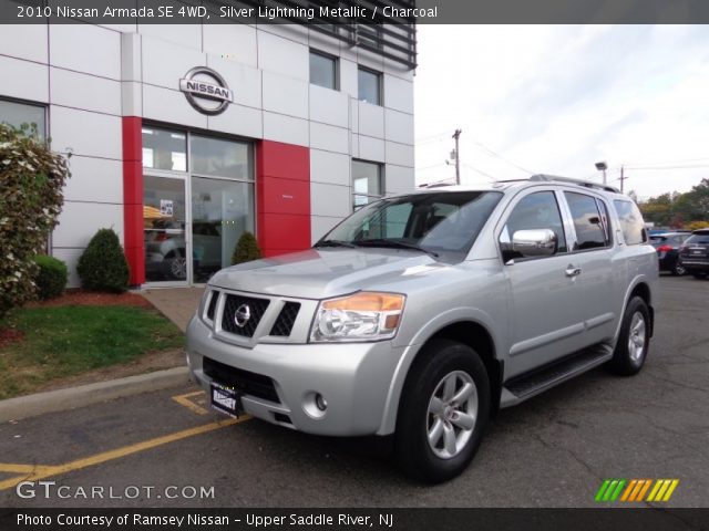 2010 Nissan Armada SE 4WD in Silver Lightning Metallic