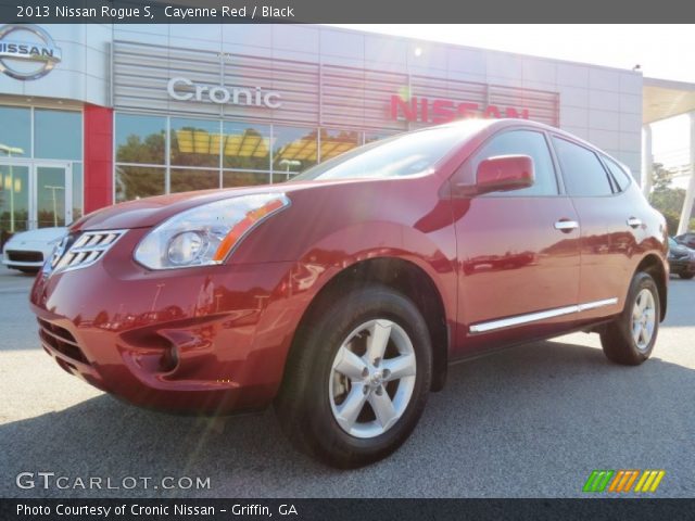 2013 Nissan Rogue S in Cayenne Red