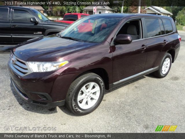 2013 Toyota Highlander V6 4WD in Sizzling Crimson Mica