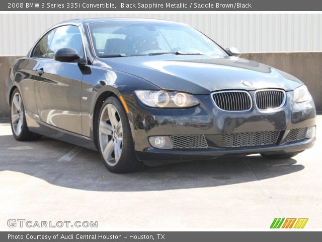 2008 BMW 3 Series 335i Convertible in Black Sapphire Metallic