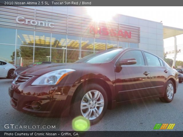 2010 Nissan Altima 2.5 SL in Tuscan Sun Red