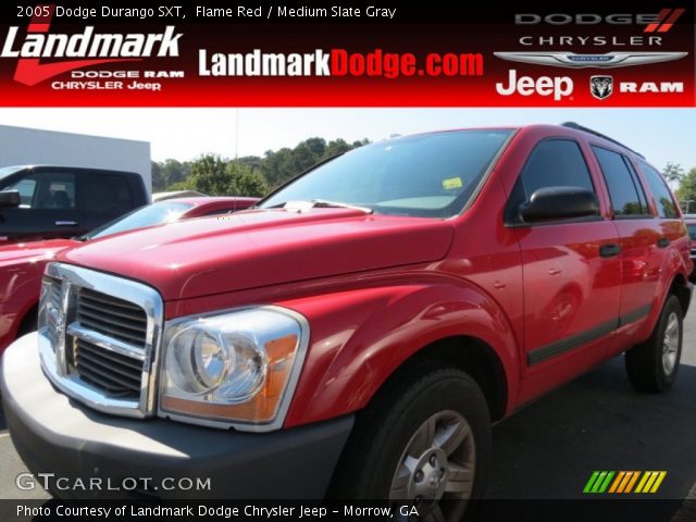 2005 Dodge Durango SXT in Flame Red
