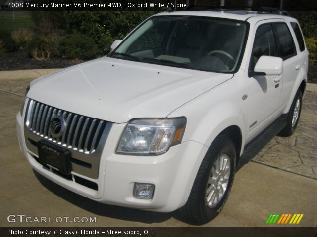 2008 Mercury Mariner V6 Premier 4WD in Oxford White