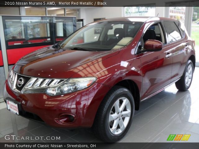 2010 Nissan Murano S AWD in Merlot Red Metallic