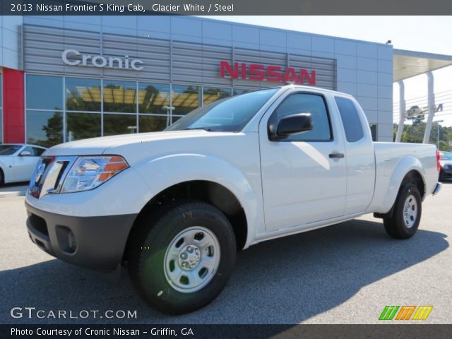 2013 Nissan Frontier S King Cab in Glacier White