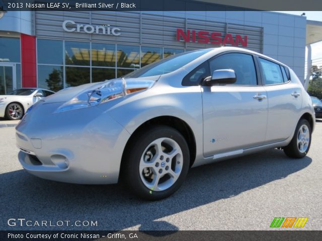 2013 Nissan LEAF SV in Brilliant Silver