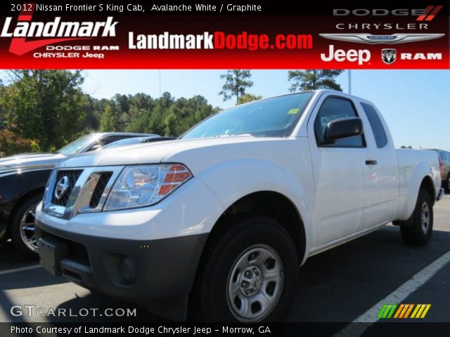 2012 Nissan Frontier S King Cab in Avalanche White