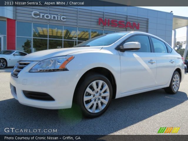 2013 Nissan Sentra S in Aspen White