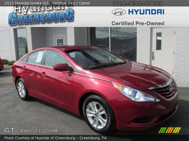 2011 Hyundai Sonata GLS in Venetian Red
