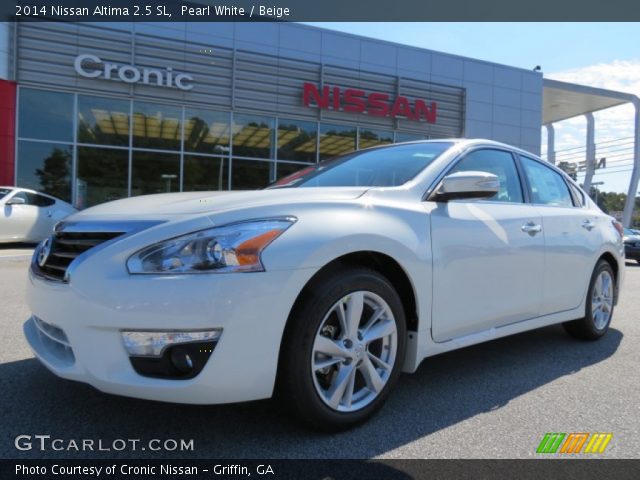 2014 Nissan Altima 2.5 SL in Pearl White