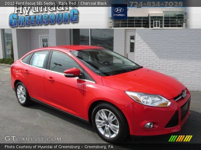 2012 Ford Focus SEL Sedan in Race Red