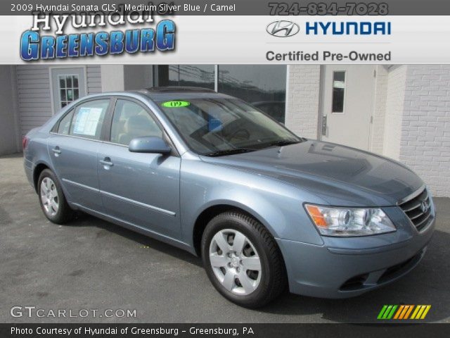 2009 Hyundai Sonata GLS in Medium Silver Blue