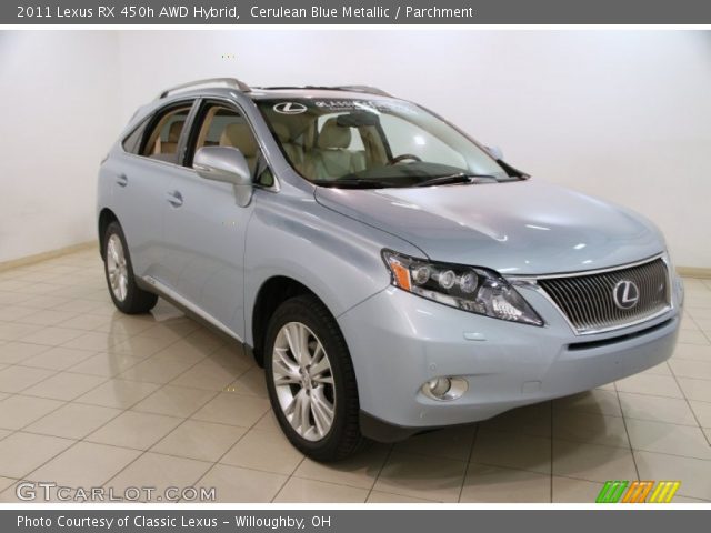 2011 Lexus RX 450h AWD Hybrid in Cerulean Blue Metallic