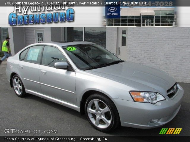2007 Subaru Legacy 2.5i Sedan in Brilliant Silver Metallic