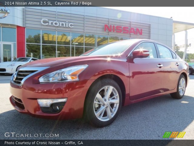 2014 Nissan Altima 2.5 SL in Cayenne Red