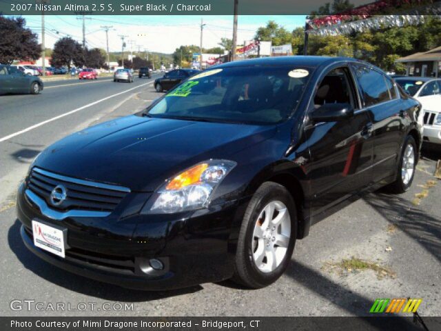 2007 Nissan altima 2.5 s black #5