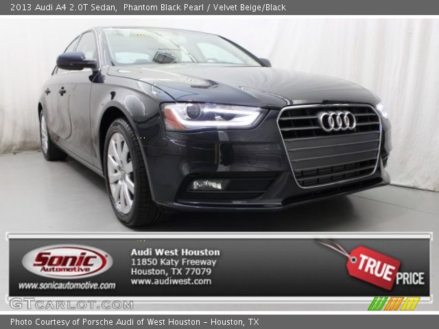2013 Audi A4 2.0T Sedan in Phantom Black Pearl