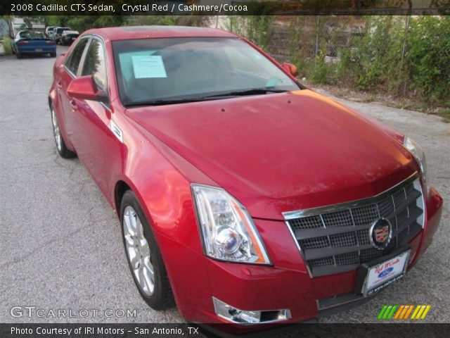 2008 Cadillac CTS Sedan in Crystal Red