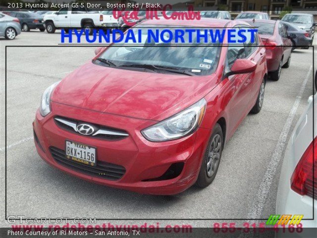 2013 Hyundai Accent GS 5 Door in Boston Red