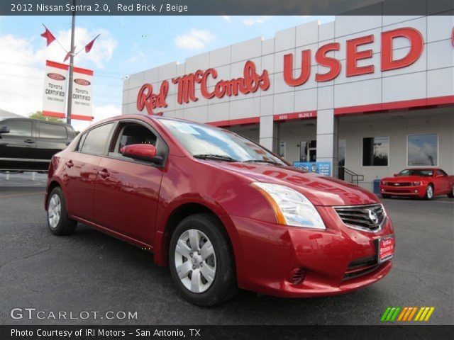 2012 Nissan Sentra 2.0 in Red Brick