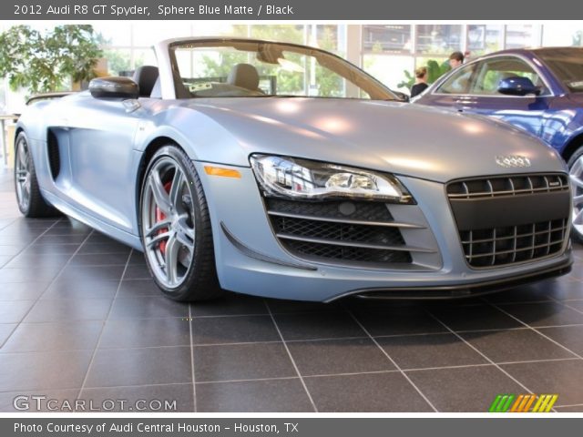 2012 Audi R8 GT Spyder in Sphere Blue Matte