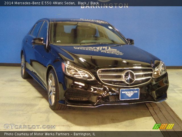 2014 Mercedes-Benz E 550 4Matic Sedan in Black