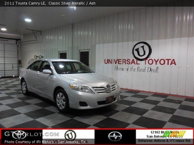 2011 Toyota Camry LE in Classic Silver Metallic