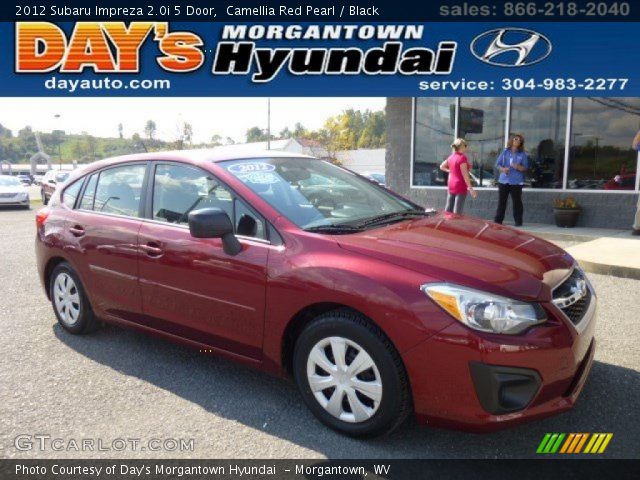 2012 Subaru Impreza 2.0i 5 Door in Camellia Red Pearl
