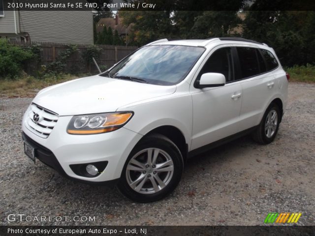2010 Hyundai Santa Fe SE 4WD in Pearl White