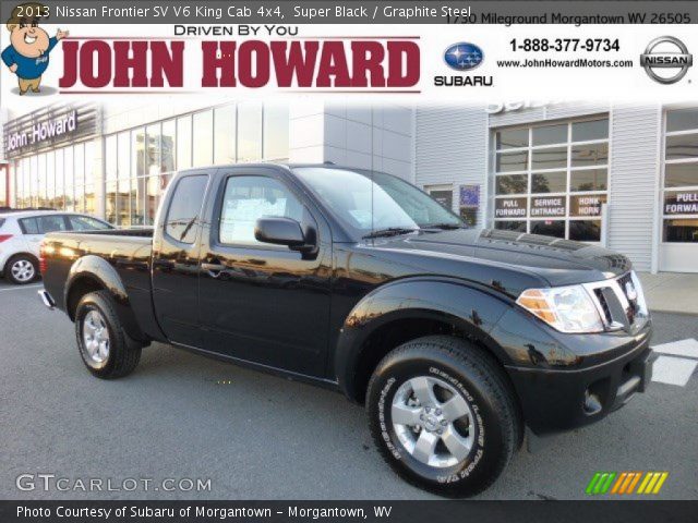 2013 Nissan Frontier SV V6 King Cab 4x4 in Super Black