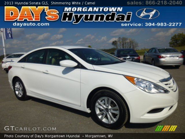 2013 Hyundai Sonata GLS in Shimmering White