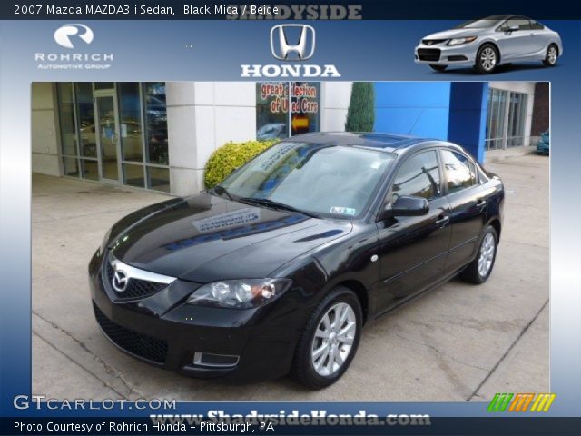 2007 Mazda MAZDA3 i Sedan in Black Mica