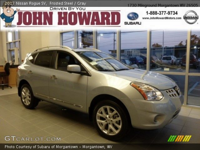 2013 Nissan Rogue SV in Frosted Steel