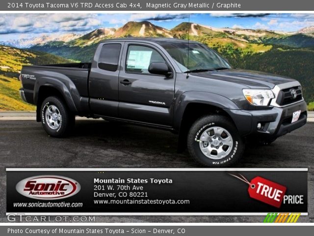 2014 Toyota Tacoma V6 TRD Access Cab 4x4 in Magnetic Gray Metallic