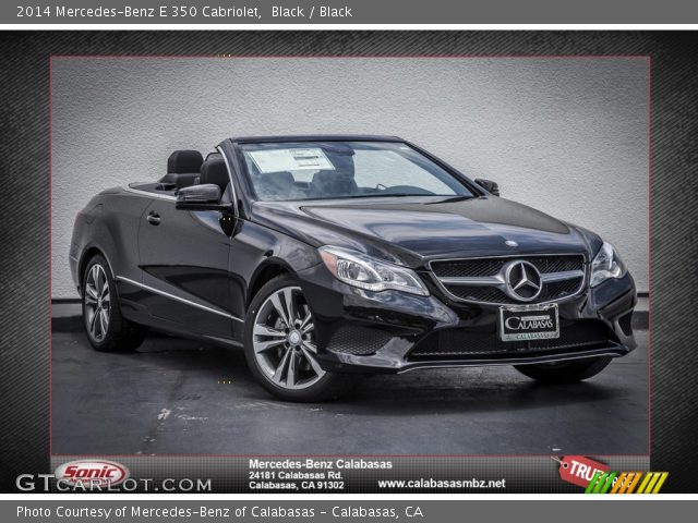 2014 Mercedes-Benz E 350 Cabriolet in Black