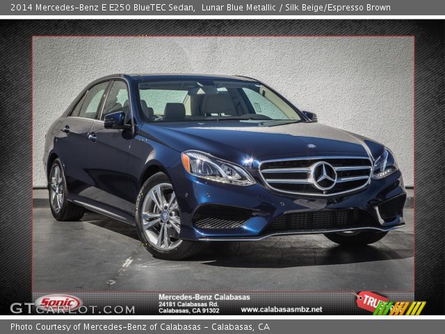 2014 Mercedes-Benz E E250 BlueTEC Sedan in Lunar Blue Metallic