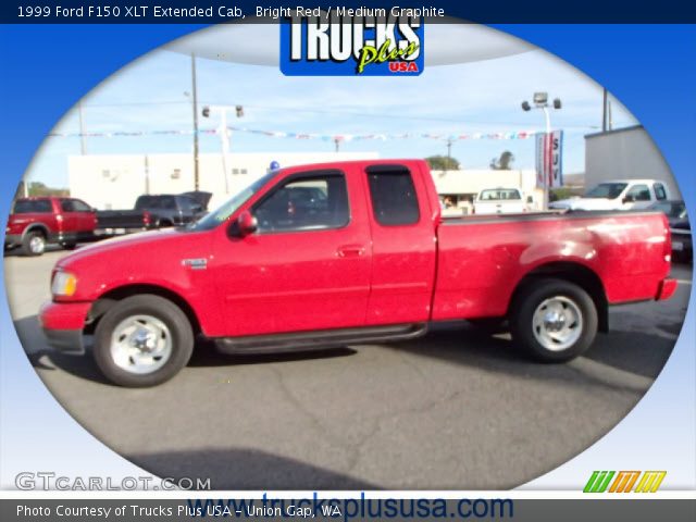 1999 Ford F150 XLT Extended Cab in Bright Red