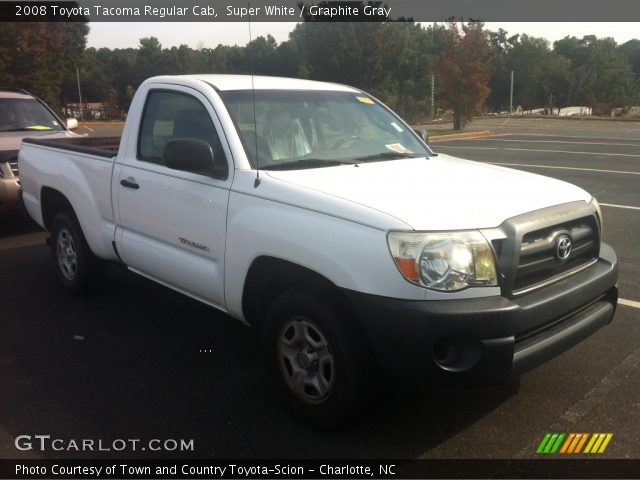 2008 Toyota Tacoma Regular Cab in Super White