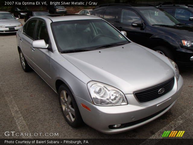 2007 Kia Optima EX V6 in Bright Silver Metallic