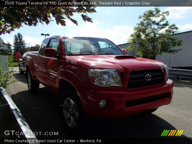 2008 Toyota Tacoma V6 TRD Sport Access Cab 4x4 in Radiant Red